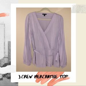 J.Crew Mercantile wrap top